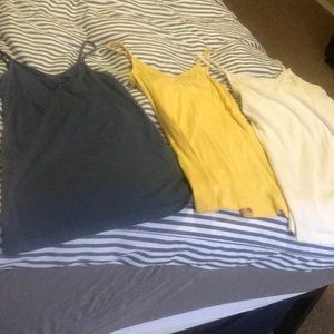 Three small MUDD tank tops- great for layering!